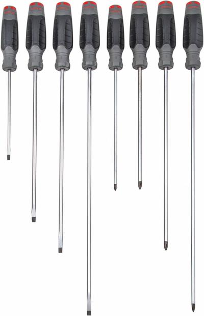 PROTO Screwdriver Sets: 1-10 Pieces, 8 Pieces, Cabinet/Keystone/Phillips Tip - General Purpose Screwdriver Sets