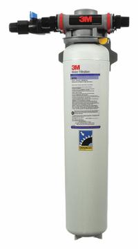 3M Water Filtration System: 0.2 micron, 5 gpm, NPT, 24 1/8 in Overall Ht, 54,000 gal (MPN 5624301). Key specifications — Brand: 3M; Reduces: Chlorine Odor; Filter Media: Prefilter Wrap.