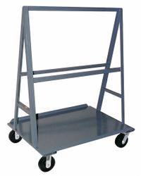 JAMCO Panel Truck: 1,200 lb, Gray, 49 in L x 25 in W x 57 in H Deck, 9 in Deck Ht, Combo Lip, Solid (MPN PC248N800GP). Key specifications — Color: Gray; Caster/Wheel Configuration: (2) Swivel; Brand: JAMCO.