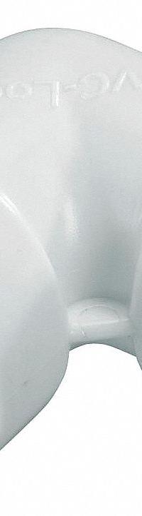 HYDRORAIN Elbow: 1" Push x 1" Push, ABS Plastic, 150 psi Max Working Pressure, 2.13 in Wd, 3 in Ht (MPN 08673). Key specifications — Connection: 1" Push x 1" Push; Material: ABS Plastic; Product Type: Elbow.