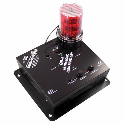 BIRD-X Electronic Bird Repeller: 6,500 sq ft Coverage Area, Wall Mount, Electric - Audio Bird Repellents