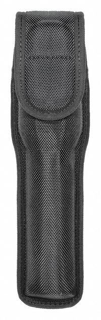 HEROS PRIDE Flashlight Pouch: Black, Nylon, Ballistic, 10 in x 3 1/4 in, Snap Closure (MPN 1070). Key specifications — attr188437: Black; attr188438: Nylon; attr188431: Flashlight Pouch.