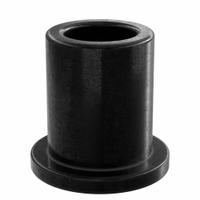 OILITE Flanged Sleeve Bearing: Vespel SP-21, 1/4 in Bore, 3/8 in OD, 1/2 in Overall Lg, Black (MPN VSPF-0406-04B). Key specifications — Brand: OILITE; Color: Black.