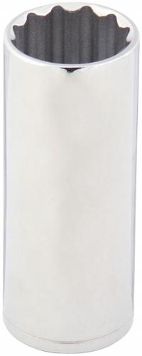 WESTWARD Socket: Metric, 1/2 in Drive Size, 27 mm Socket Size, 12-Point, Deep, Chrome, Socket (MPN 53YV57). Key specifications — attr1204417: WESTWARD; attr1204392: Chrome.