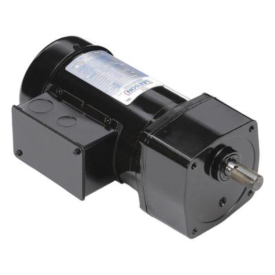LEESON Gearmotor: Parallel, Single Output Shaft, 3-Phase, TEFC, 345 RPM, 50 in-lb Max Torque - Parallel Shaft AC Gearmotors