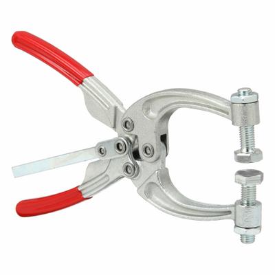 DE-STA-CO Squeeze Action Clamp: Two-Way Trigger, 2 Spindles, Steel - Squeeze-Action Plier Toggle Clamps