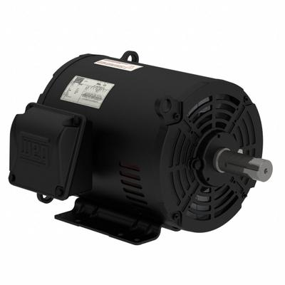 WEG General Purpose Motor: Rigid Base Mount, Open Drip Proof, 3 hp, 1,765 RPM - Rigid Base 3-Phase General Purpose AC Motors