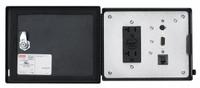 NVENT HOFFMAN Data Interface Port: Steel, 120V GFCI Receptacle/8-Pin Mini DIN/9-Pin D-Sub, 5 A Reset (MPN HGF58MDH). Key specifications — Manufacturer Part Number: HGF58MDH; Brand: NVENT HOFFMAN; Resets: 5 A Reset; IP Rating: IP66; Panel Configuration: 9-Pin D-Sub; Panel Terminations: 9-Pin D-Sub Terminal Block.