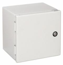 HOFFMAN Enclosure: Steel, 5 in x 5 in x 5 in, NEMA 12/3/4, Solid Cover, Hinged (MPN LHC151512). Key specifications — Closure Method: Screws; Brand: HOFFMAN; Knockouts: Not Included.