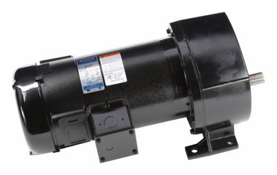 LEESON Parallel Shaft Gearmotors: Parallel, 90V DC, TEFC, 18 RPM, 1,112 in-lb Max Torque - Parallel Shaft DC Gearmotors