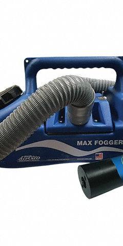 AIR-CARE Fogger: Electric, 1 gal Tank, Polyethylene, Sanitizer Fogging (MPN FG0187). Key specifications — attr1038123: Polyethylene; attr1038088: AIR-CARE.