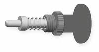 Weld Mount Retractable Spring Plunger: Pull Knob, 0.375 in Plunger Wd, 0.6 in Plunger Projection (MPN GI3/8-1.5-B-PL5). Key specifications — Brand: INNOVATIVE COMPONENTS; Barrel Diameter: 1 in; Barrel Length: 1.5 in.