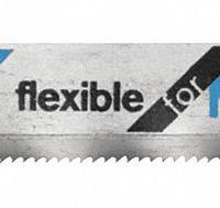 BOSCH Jigsaw Blade: 36, 2 3/4 in Blade Lg, Bi-Metal, Bi-Metal, U Shank, 1 Pieces, Thin Metal, 5 PK (MPN U118GF). Key specifications — attr1097716: Thin Metal; attr1097715: Bi-Metal; attr1097719: 36; attr1097721: Bi-Metal; attr1097728: BOSCH.