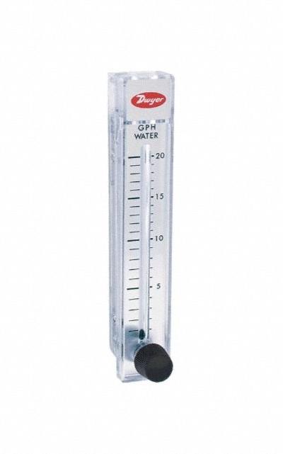 DWYER Flowmeter: Variable Area Flowmeter - Panel-Mount Flowmeters for Water