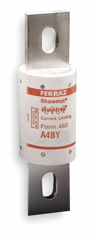MERSEN Fuse: Class L, A4BY Series, Bolt-On Body, Time-Delay, 601 A, 600 V AC - Time-Delay Bolt-On Fuses