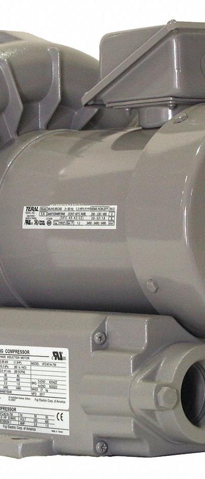 FUJI ELECTRIC Regenerative Blower: 1.4 hp - 1-Stage Regenerative Blowers