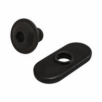 Bolt Assembly: 1/4" -20 Size, 3/8 in Thread Lg, Flanged Button Head Socket Cap, 10 Series, 15 PK (MPN 3386-15). Key specifications — Fastener Type: T-Nut; Fastener Head Type: Flanged Button Head Socket Cap; Material: Steel; Finish: Black Zinc-Plated; T-Slot Fastener Type: Bolt Assembly; Threaded Hole Location: Single Center; Compatible Series: 80/20 10 Series; System of Measurement: Inch.
