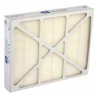 MICROSHIELD Minipleat Air Filter: 20 in x 25 in x 4 in, Synthetic, Chip Board, No Header, MERV 15 (MPN MP415-2025). Key specifications — Brand: MICROSHIELD; Frame or Header Material: Chip Board; Media Material: Synthetic.