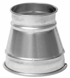 Duct Reducer: Stainless Steel, For 3 in_4 in Duct Dia, 7 in Overall Lg, 4 in Inlet Dia (MPN 8040026030). Key specifications — Brand: NORDFAB.