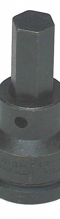 WRIGHT TOOL Impact Socket Bit : SAE, 17 mm Tip Size, 3 1/4 in Overall Lg, Replaceable Insert (MPN 62-17MM). Key specifications — attr1204700: Replaceable Insert; attr1204712: WRIGHT TOOL.