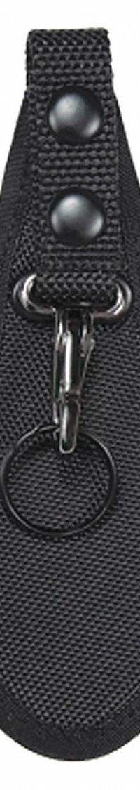 HEROS PRIDE Key Holder: Black, Nylon, Ballistic, 7 1/4 in x 82 mm, Snap Closure (MPN 1112). Key specifications — attr188437: Black; attr188438: Nylon; attr188431: Key Pouch.