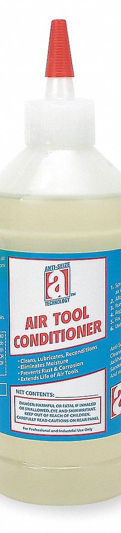 ANTI-SEIZE TECHNOLOGY Air Tool Conditioner/Cleaner: Water-Based, -10°F Min. Op Temp., Not Food Grade (MPN 53700). Key specifications — attr1321222: Water-Based; attr1321226: 10W; attr1321227: 22; attr1321244: ANTI-SEIZE TECHNOLOGY; attr1321245: Bottle.