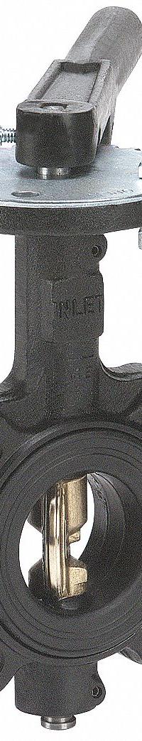 MILWAUKEE VALVE Butterfly Valve: 8 in Pipe Size, Concentric, 200 psi Max. Pressure (CWP), Lug, FKM (MPN ML234V). Key specifications — Brand: MILWAUKEE VALVE; Handle Type: Lever; Disc Material: CF8M Stainless Steel.