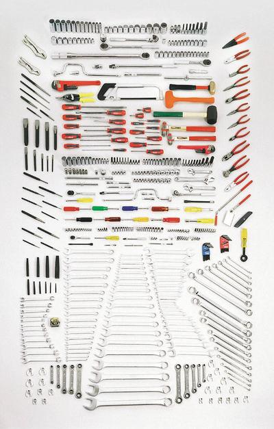 PROTO Master Tool Set: 497 Total Pcs, Metric/SAE - Tool Only Sets