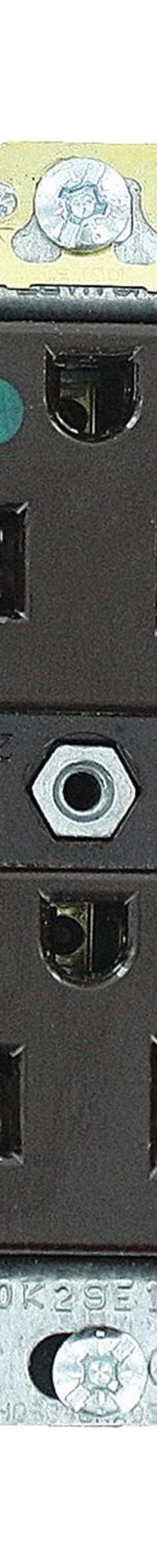 LEVITON Receptacle: Hospital Grade Fed. Spec., Duplex, 5-20R, Brown, 125V AC, 20 A, 2 Pole / 3 Wire (MPN 8300-H)