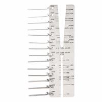 JB INDUSTRIES Sizing Gauge: 1 in Lg (MPN A10971). Key specifications — Brand: JB INDUSTRIES; Product Type: Sizing Gauge.