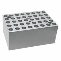 BENCHMARK SCIENTIFIC Dry Bath Block: Aluminum, 1 7/8 in Overall Wd, 2 3/4 in Overall Lg, 40 Wells (MPN BSH100-02). Key specifications — Product Type: Dry Bath Block; Material: Aluminum; Volume Capacity: 0.2 mL; Brand: BENCHMARK SCIENTIFIC.
