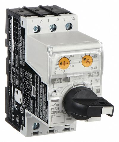 EATON Manual Motor Protector: Non-Reversing, 3 Poles, 32 A, Electronic Protection - Non-Reversing Starters with Electronic Overloads
