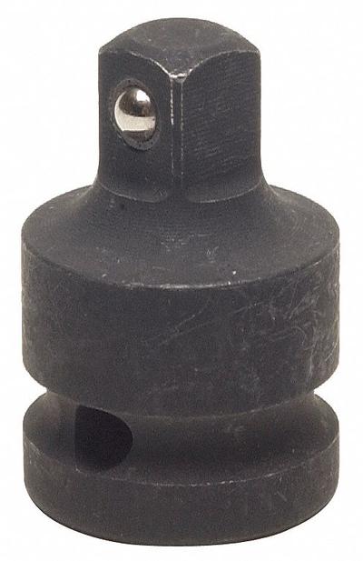 WESTWARD Impact Socket Adapter: 1/2 in Input Drive Size, Manganese Phosphate, Square - 1/2" Drive Impact Socket Adapters