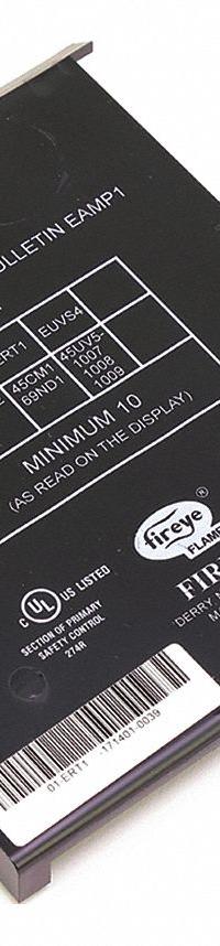 FIREYE Rectification Flame Amplifier: Mfr Part # ERT1. Key specifications — Manufacturer Part Number: ERT1; Product Type: Flame Rectification Amplifier.