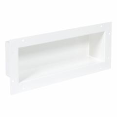 BESTCARE Recessed Shelf: Stainless Steel, Powder-Coated, Recessed Mounting, 1 (MPN WH1820FA). Key specifications — Material: Stainless Steel; Mounting Style: Recessed; Finish: Powder-Coated.