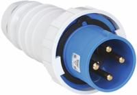 BRYANT Pin and Sleeve Plug: Blue, 250V AC, Three Phase, 100 A, 3 Pole, 4 Wire, IEC Grounding (MPN BRY4100P9W). Key specifications — Brand: BRYANT.