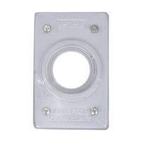 APPLETON ELECTRIC Weatherproof Cover: Malleable Iron, FD/FS, Round Flush Receptacles, 1 Gangs, Gray (MPN FSK-1R-Z). Key specifications — Brand: APPLETON ELECTRIC; Color: Gray; Compatible with Product Type: Round Flush Receptacles; Compatible with Series: FD; Mounting Orientation: Horizontal or Vertical.