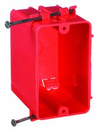 CANTEX Electrical Box: Polycarbonate, Nonmetallic Material & Nominal Size, Rectangular, 1 Gangs (MPN EZ20SNAR). Key specifications — Brand: CANTEX; Bracket Style: Without Bracket; Clamp Style: NMSC.