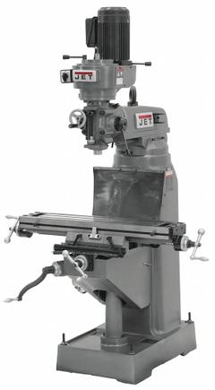 JET Vertical Milling Machine: JVM-836, 1 1/2 hp, 115/230V (MPN 690036). Key specifications — attr1088193: JET; attr1088241: R8.