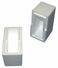 Petri Dish Mailer: Petri Dish Holds Container, 4 in Outside Ht, 4 in Outside Lg, 1 1/2 in Outside Wd (MPN 718). Key specifications — Brand: POLAR TECH; Color: White; Holds Container Style: Petri Dish; Material: Polystyrene.