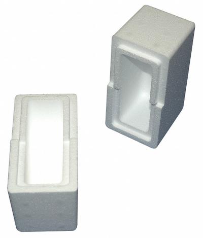 POLAR TECH Petri Dish Mailer: Petri Dish Holds Container, 4 in Outside Ht, 4 in Outside Lg - Lab Petri Dish Mailers