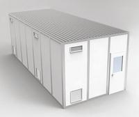 PORTA-FAB Modular Cleanroom: 28 ft x 12 ft x 10 ft, 336 sq ft Int Area, STC 31 (MPN 8CR1228). Key specifications — Brand: PORTA-FAB; Sound Transmission Coefficient: STC 31; Wall Material: Steel; Assembled: Unassembled.