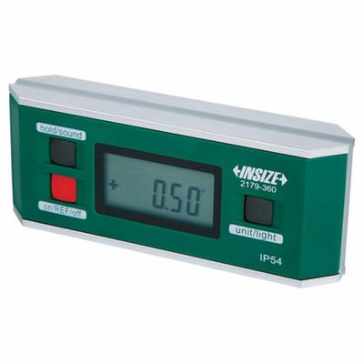 INSIZE Electronic Level: 0°– 360°, Includes Batteries, 2 Neodymium, ±0.20° - Magnetic Digital Levels