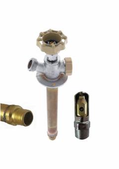 QUARTER BALL Ball Valve Sillcock: Quarter-Turn, Brass, Nickel, Plastic, 1/2 in Inlet Connection Size (MPN QB-110MC). Key specifications — Brand: QUARTER BALL; Design: No Kink; Body Material: Brass; Handle Material: Plastic; Color/Finish: Nickel; Handle Type: Quarter-Turn; Inlet Connection Type: NPT; Product Type: Sillcock.