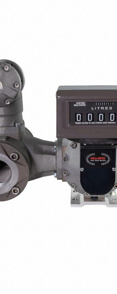FILL-RITE Positive Displacement Flowmeter,3 in Sz - Meters for Fuel Transfer Pumps