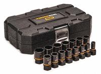 GEARWRENCH Bolt Extractor Set: 1/4 in, 3/8 in Drive Size, 1/4"/7mm - 3/4"/19mm Socket Size Range (MPN 84783). Key specifications — attr1224264: 1/4 in, 3/8 in; attr1224265: 1/4"/7mm - 3/4"/19mm; attr1204208: Case; attr1204215: GEARWRENCH; attr1204209: 1/4 in.
