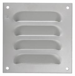 HOFFMAN Louvered Vent Kit: Louver Plate Kit, Mild Steel, 7.88 in Overall Ht, 7.5 in Overall Wd, Gray (MPN AVK66). Key specifications — Brand: HOFFMAN; Manufacturer Part Number: AVK66.