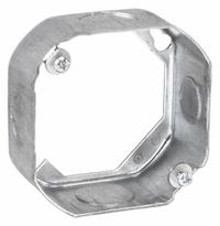 RACO Extension Ring: Steel, Silver, For 2 Gangs, 1.5 in Overall Dp, 3.56 in Overall Wd (MPN 130). Key specifications — Brand: RACO; For Number of Gangs: 2; Accessory Type: Extension Ring; Color: Silver; Material: Steel.