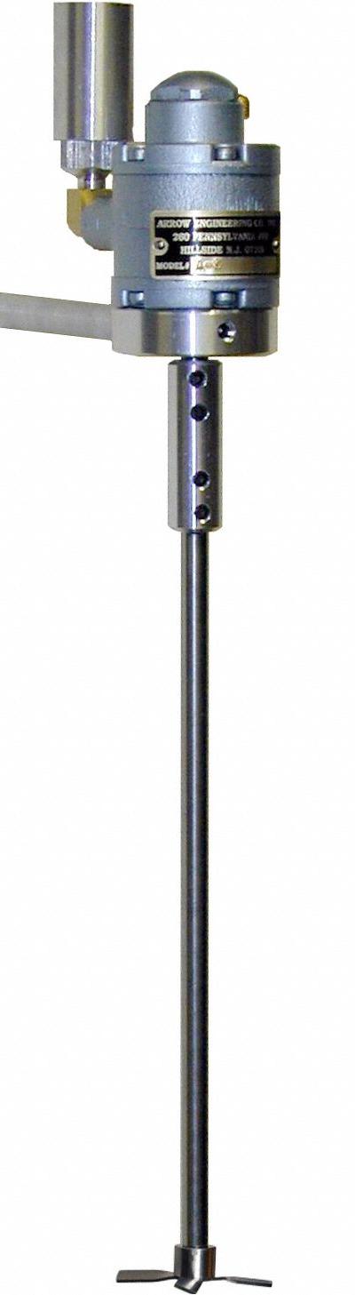 ARROW MIXING PRODUCTS Laboratory Mixer: Top - Air-Powered Propeller Mixers