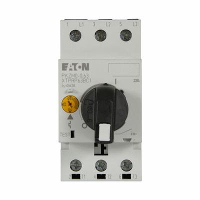 EATON Manual Motor Protector: Non-Reversing, 3 Poles, 0.25 A, Thermal Protection - Non-Reversing Starters with Thermal Overloads